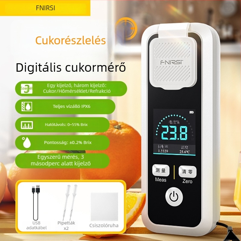 Fnirsi Jbm-10/Jbm-20 intelligens gyümölcs cukormérő — magas pontosságú édesség és cukortartalom mérés