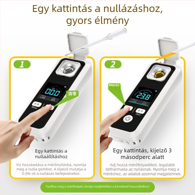 Fnirsi Jbm-10/Jbm-20 intelligens gyümölcs cukormérő — magas pontosságú édesség és cukortartalom mérés