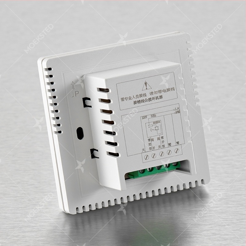 Intelligens termosztát LED LCD kijelzővel elektromos padlófűtéshez, hőmérséklet-szabályozó panel és kapcsoló