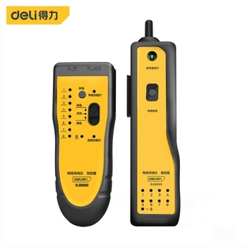 Deli DL335002 hálózati kereső és többfunkciós telefonhálózati mérőeszköz, RJ45 + RJ11