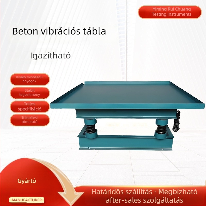 Beton rezgőasztal, modell HZJ-A, márka Yiming ruichuang, a betonkomponensek tömörítésére, például lemezek, oszlopok és gerendák.