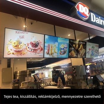 Mennyezeti TV-tartó többképernyős kijelzőkhöz, vas keret, falra szerelhető, 15 kg-ig terhelhető, univerzális mindent-in-egyben kiegészítő