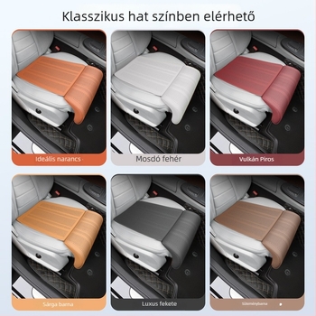 Autóülés párna lábtámasz – memóriahabos töltet, PU felület, sík minimalist stílus, egész éves használatra