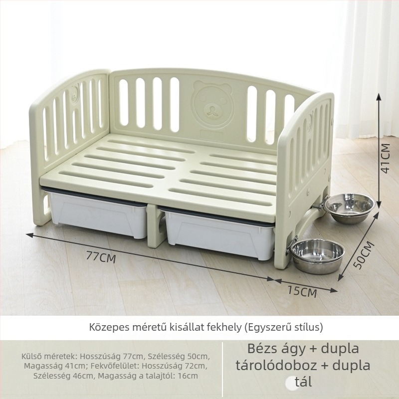 Minden évszakra alkalmas univerzális kutyaágy kis testű kutyáknak – luxus kanapéágy