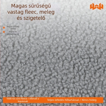 Elektromos kerékpár üléshuzat, téli fleece, vastagított változat, Huiying, logónyomtatás, testreszabható