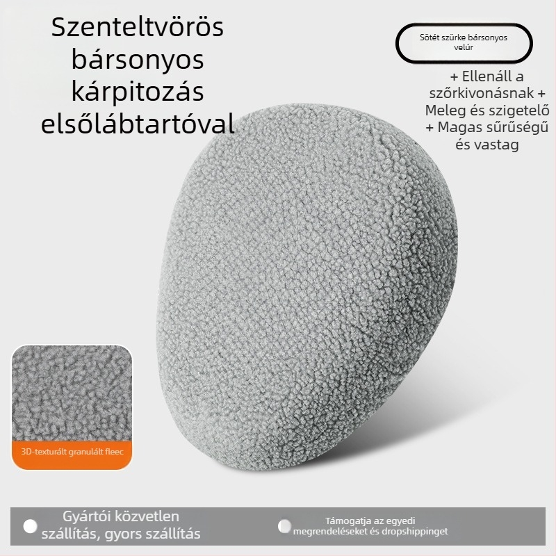 Elektromos kerékpár üléshuzat, téli fleece, vastagított változat, Huiying, logónyomtatás, testreszabható