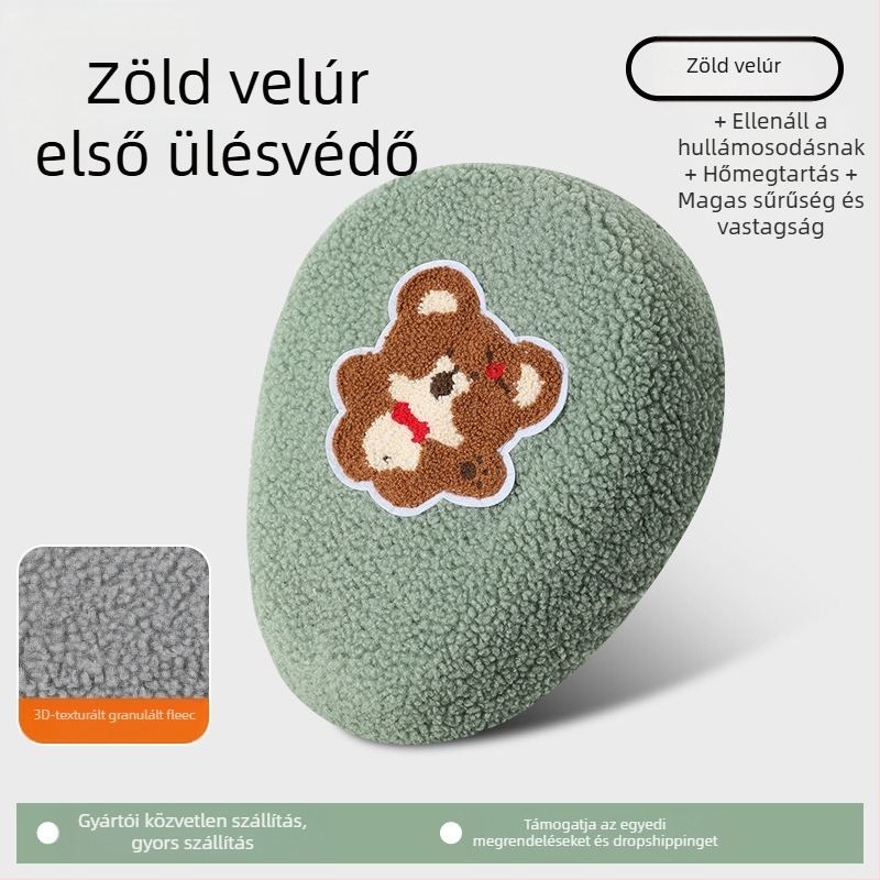 Elektromos kerékpár üléshuzat, téli fleece, vastagított változat, Huiying, logónyomtatás, testreszabható