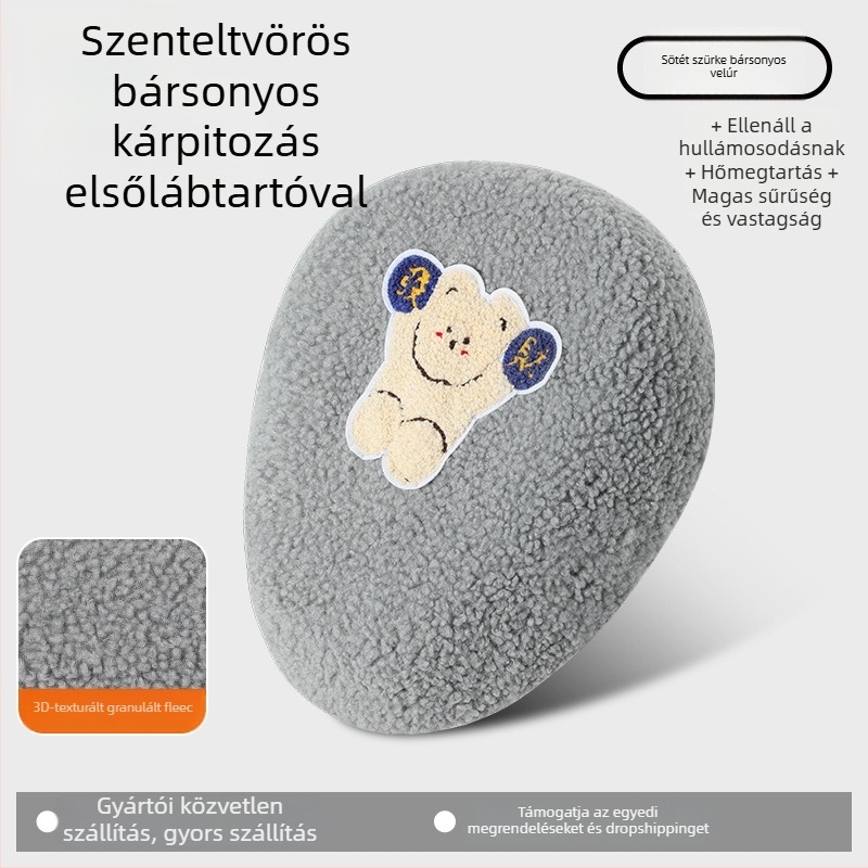 Elektromos kerékpár üléshuzat, téli fleece, vastagított változat, Huiying, logónyomtatás, testreszabható