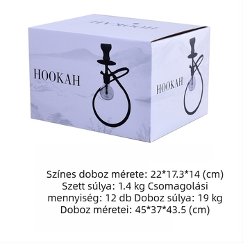 Dadun Hookah készlet – alumínium-ötvözet + üveg, Zhejiang származás, testreszabható