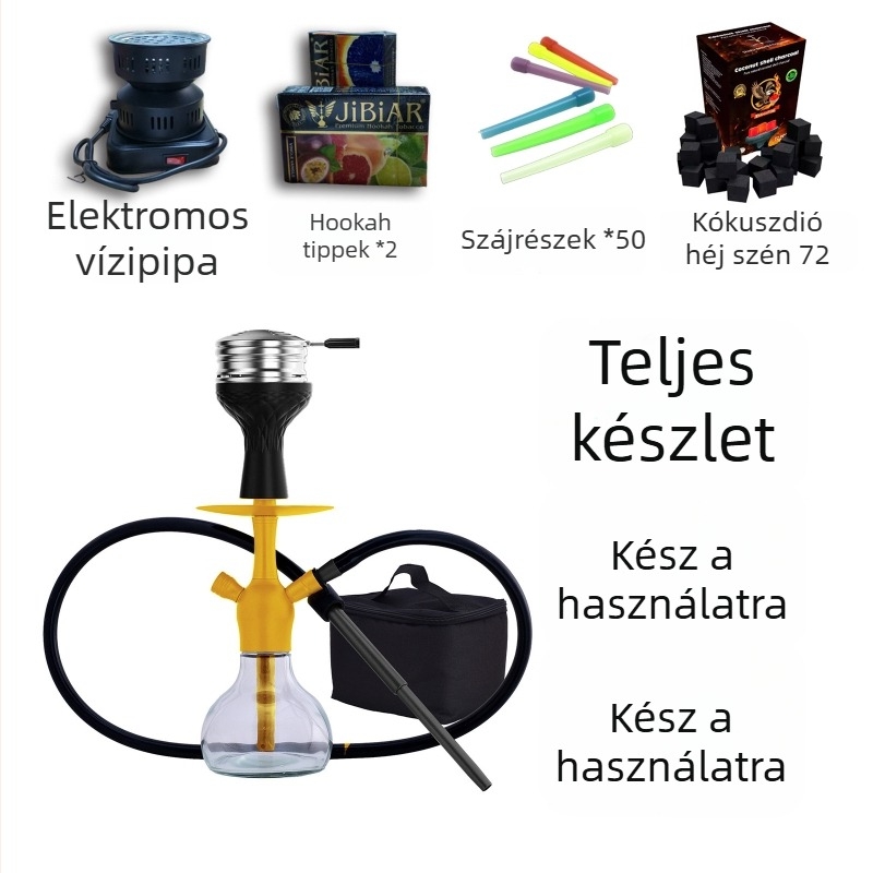 Dadun Hookah készlet – alumínium-ötvözet + üveg, Zhejiang származás, testreszabható