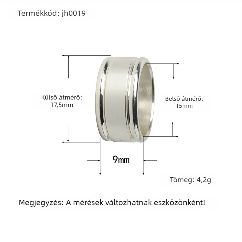 Fémes díszgyűrű DIY pipakészítéshez – pipához tartozó kiegészítő, logó nyomtatás, testreszabható, 100 darabos csomag