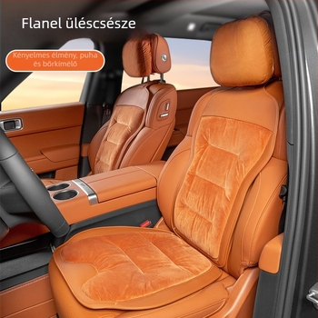 Autóülés párnák készlet, flanel téli plüss, pamut töltet, Wild Cow márka