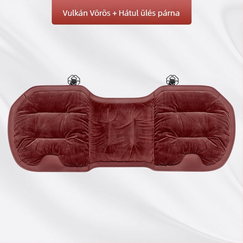 Autóülés párnák készlet, flanel téli plüss, pamut töltet, Wild Cow márka