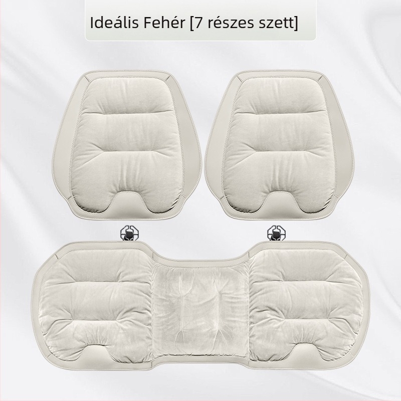 Autóülés párnák készlet, flanel téli plüss, pamut töltet, Wild Cow márka