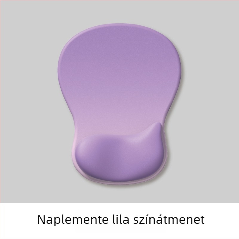 Vízcsepp alakú szilikon csuklóegérpad gradient dizájnnal, vastagított, csúszásmentes, ergonikus számítógépes kézpad