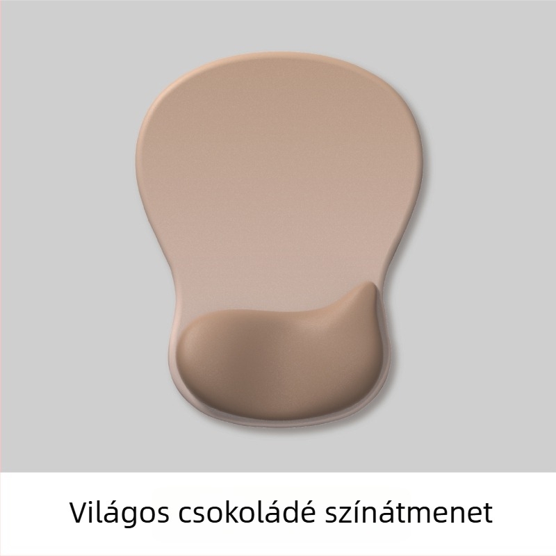 Vízcsepp alakú szilikon csuklóegérpad gradient dizájnnal, vastagított, csúszásmentes, ergonikus számítógépes kézpad