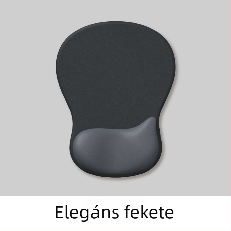 Vízcsepp alakú szilikon csuklóegérpad gradient dizájnnal, vastagított, csúszásmentes, ergonikus számítógépes kézpad