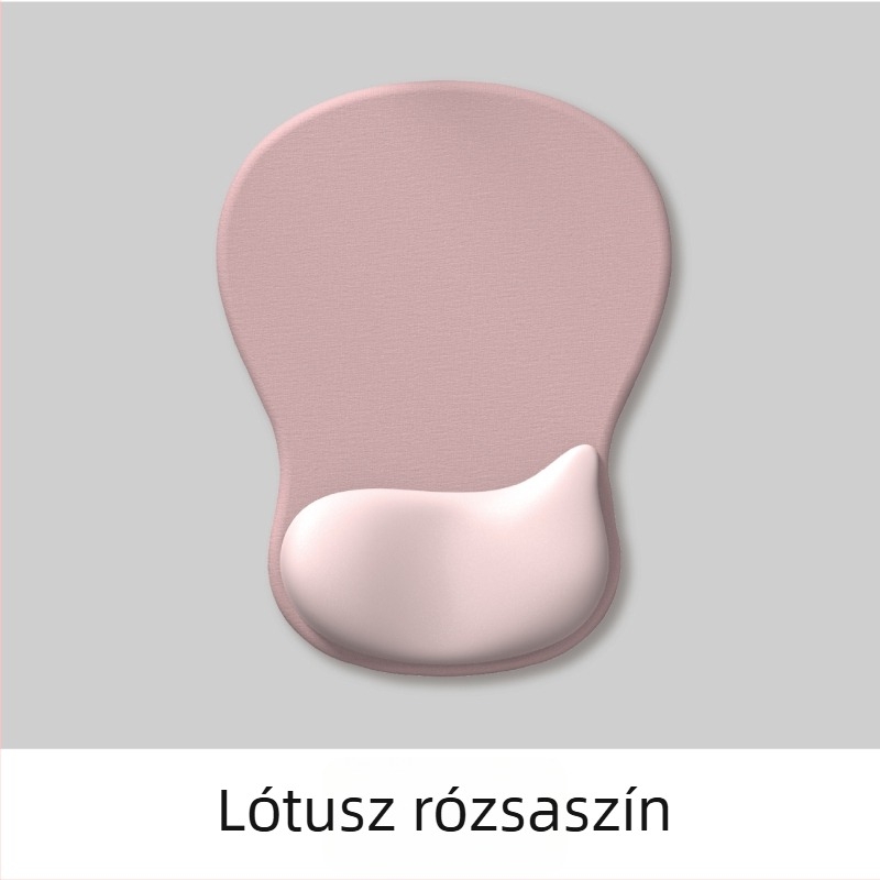 Vízcsepp alakú szilikon csuklóegérpad gradient dizájnnal, vastagított, csúszásmentes, ergonikus számítógépes kézpad
