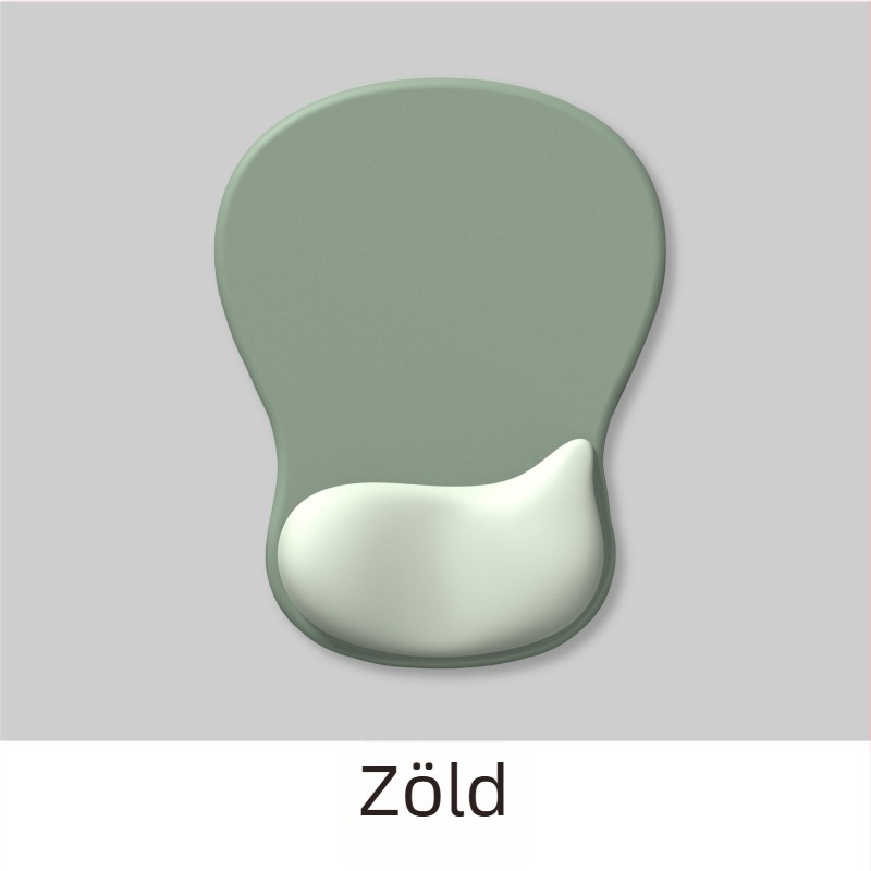 Vízcsepp alakú szilikon csuklóegérpad gradient dizájnnal, vastagított, csúszásmentes, ergonikus számítógépes kézpad