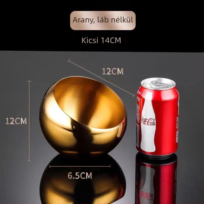 Rozsdamentes acél hamutál - szélálló, multifunkcionális dizájn bárhoz/KTV-hez/online kávézóhoz, tárolóval és ferde tálval