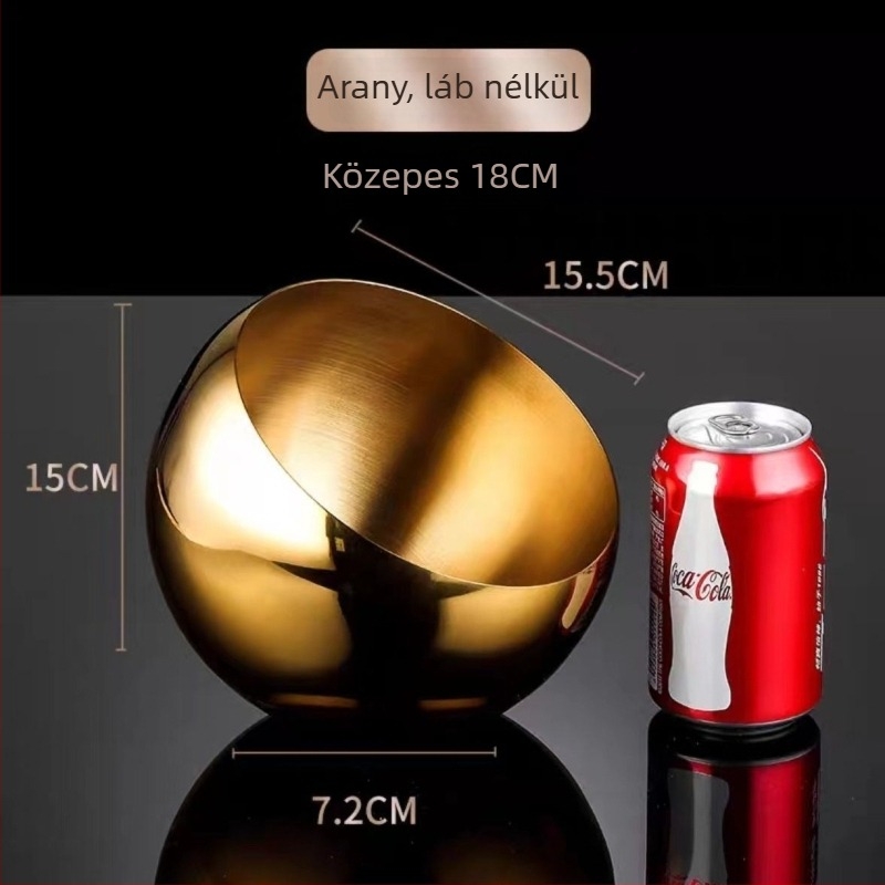 Rozsdamentes acél hamutál - szélálló, multifunkcionális dizájn bárhoz/KTV-hez/online kávézóhoz, tárolóval és ferde tálval