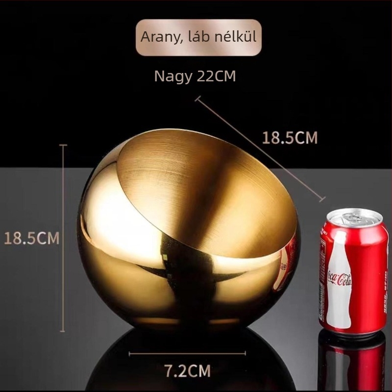 Rozsdamentes acél hamutál - szélálló, multifunkcionális dizájn bárhoz/KTV-hez/online kávézóhoz, tárolóval és ferde tálval