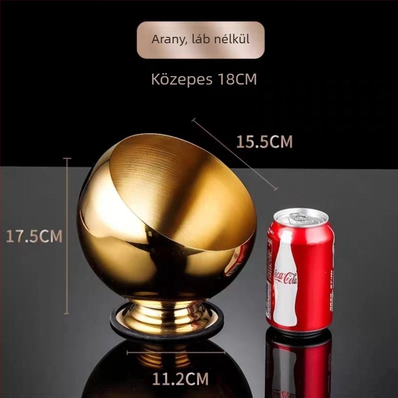 Rozsdamentes acél hamutál - szélálló, multifunkcionális dizájn bárhoz/KTV-hez/online kávézóhoz, tárolóval és ferde tálval