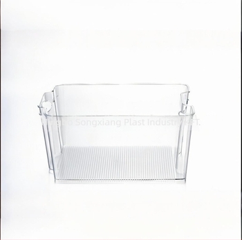 Hűtőszekrény tároló doboz – élelmiszer-minőségű PET, átlátszó, nagy kapacitású, tárolóedény