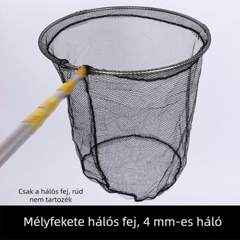 40 cm nylon merítőháló tasakkal
