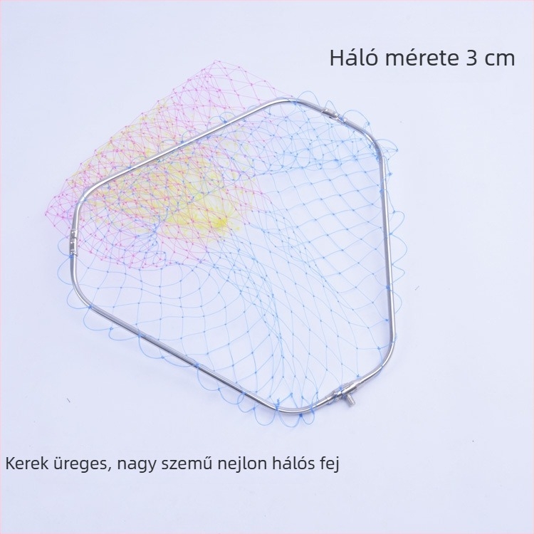 40 cm nylon merítőháló tasakkal