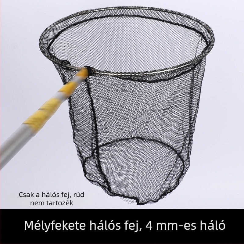 40 cm nylon merítőháló tasakkal
