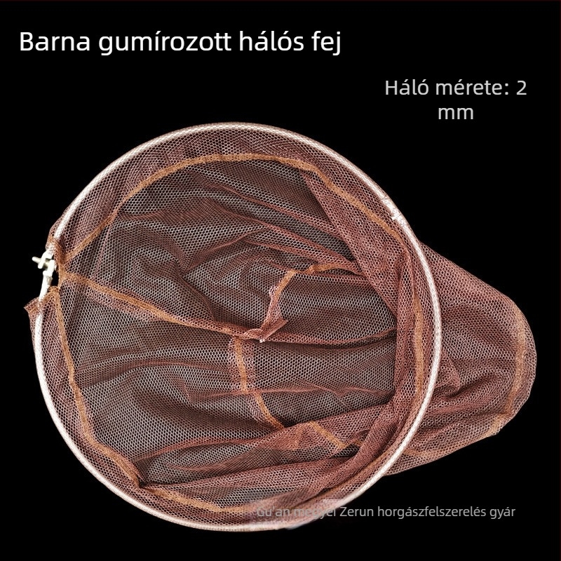 40 cm nylon merítőháló tasakkal