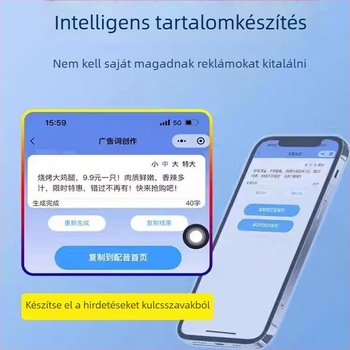 Reklámokhoz Bluetooth hangszóró hangutasításokkal (5W, BT 5.2, 2000–4000mAh, 100 Hz–20 kHz, SNR ≥70 dB)