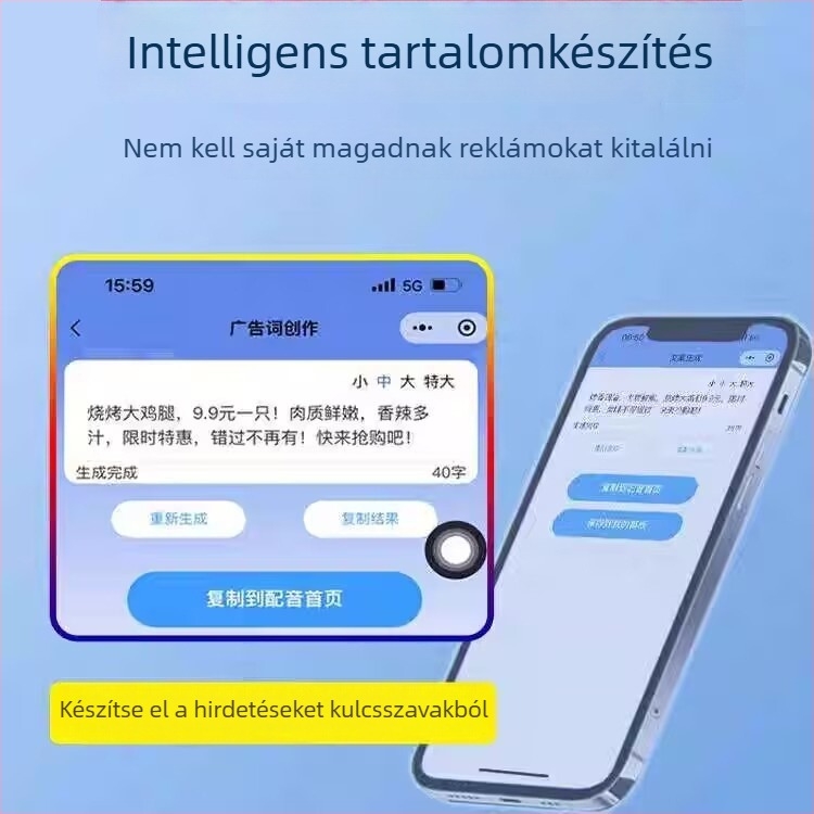 Reklámokhoz Bluetooth hangszóró hangutasításokkal (5W, BT 5.2, 2000–4000mAh, 100 Hz–20 kHz, SNR ≥70 dB)