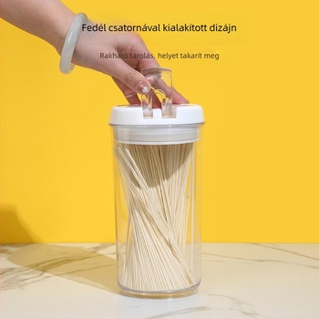 Yixin kerek műanyag frissen tartó edény, 1-2 L kapacitás, testreszabható logó