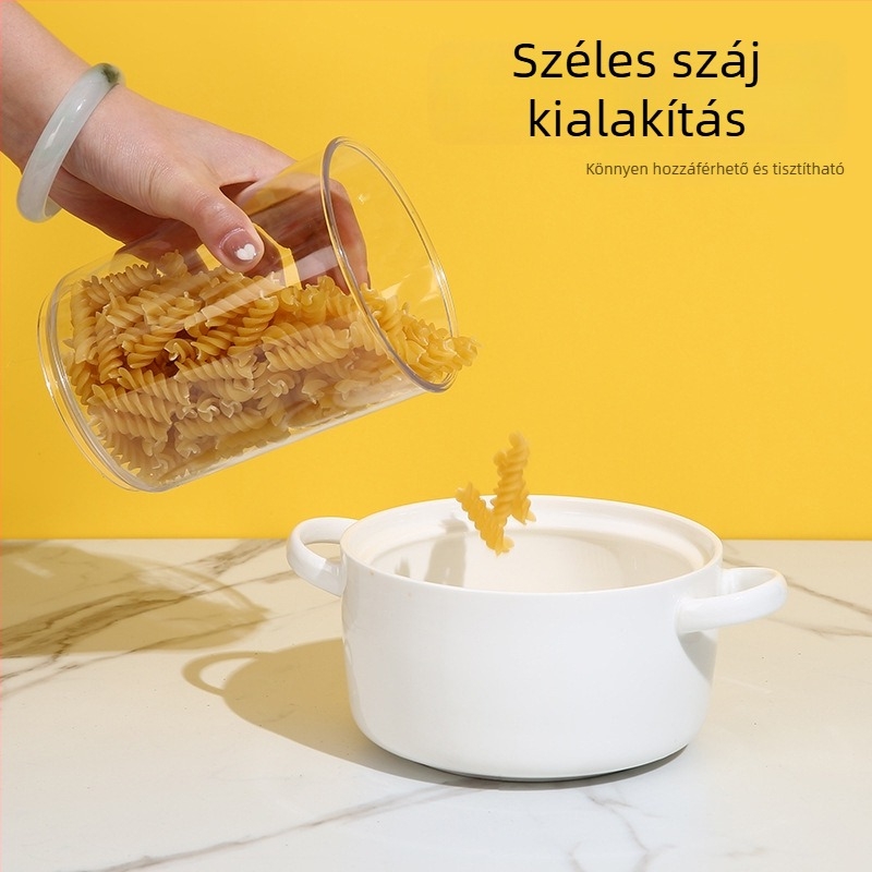Yixin kerek műanyag frissen tartó edény, 1-2 L kapacitás, testreszabható logó