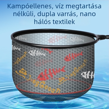 Ultra könnyű halászhálófej nagy halakhoz anti-horgos védelemmel