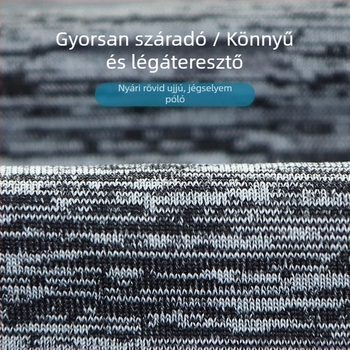 Férfi ujjatlan edzőfelső — tej selyem anyag, csíkos mintázat, lazA szabás, lélegző, nyárra