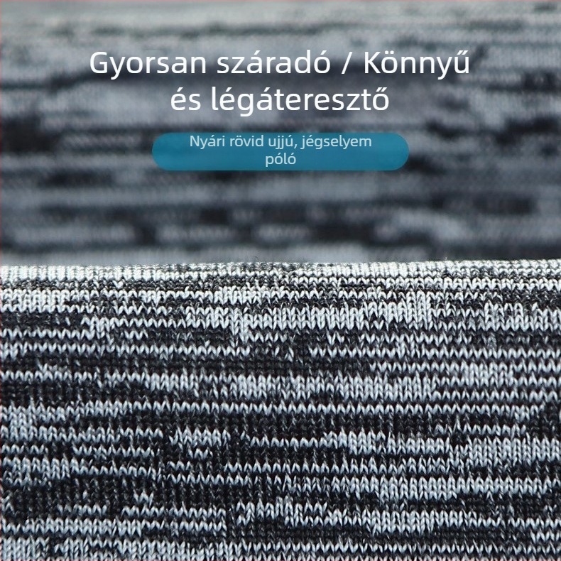Férfi ujjatlan edzőfelső — tej selyem anyag, csíkos mintázat, lazA szabás, lélegző, nyárra