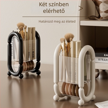 Kozmetikai tároló doboz, többfunkciós sminkecset tartó, porálló, nagy kapacitású; márka Nothing, anyag műanyag, termékkód Yl149, stílus Light Luxury, testreszabás elérhető.