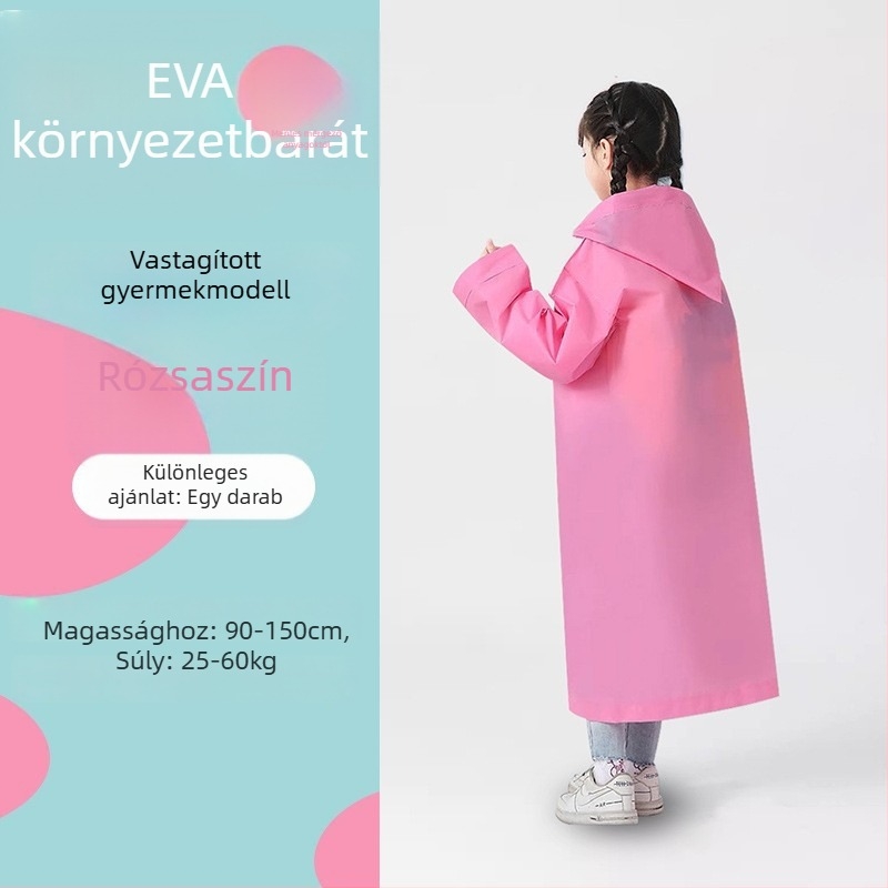 Egy darab EVA esőponcho túrázáshoz, újrahasználható, anyagvastagság 18