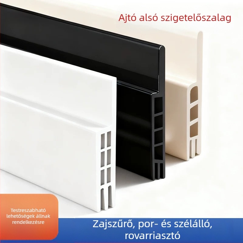 Ajtó alsó tömítés, modell B10, magas hőmérséklet-tűrés, kopásállóság, korrózióállóság, tömítés, por-, víz- és szélálló