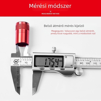 8 mm-es horgászbot adapter – DIY csavaros csatlakozó saját készítésű halászhálóhoz