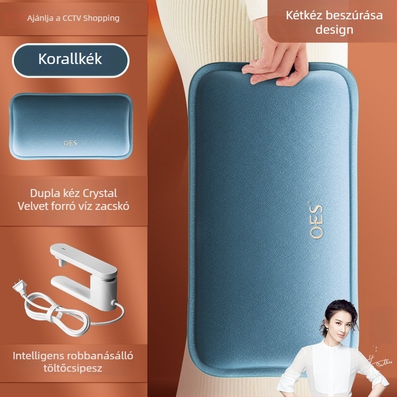 Lábmelegítő, újratölthető, modell Oes-ml08t, 220V