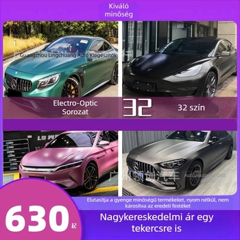 Autó karosszéria színváltó film, PVC anyag, Capino aljzat, Electro-Optic sorozat, univerzális illesztés