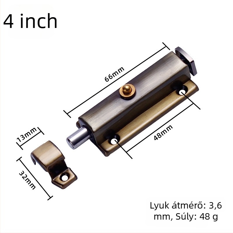 Rozsdamentes acél automata rugós ajtózár ablakokhoz (modell 005; anyag: rozsdamentes acél; felület: bélyegzett; stílus: modern minimalist)