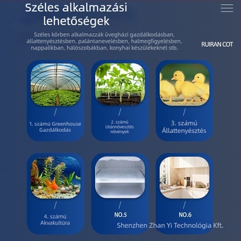 Beépített digitális WiFi termosztát fűtés-hűtéshez - ipari fagyasztó hőmérséklet-vezérlő kapcsoló, panelbe szerelve, 110-220V