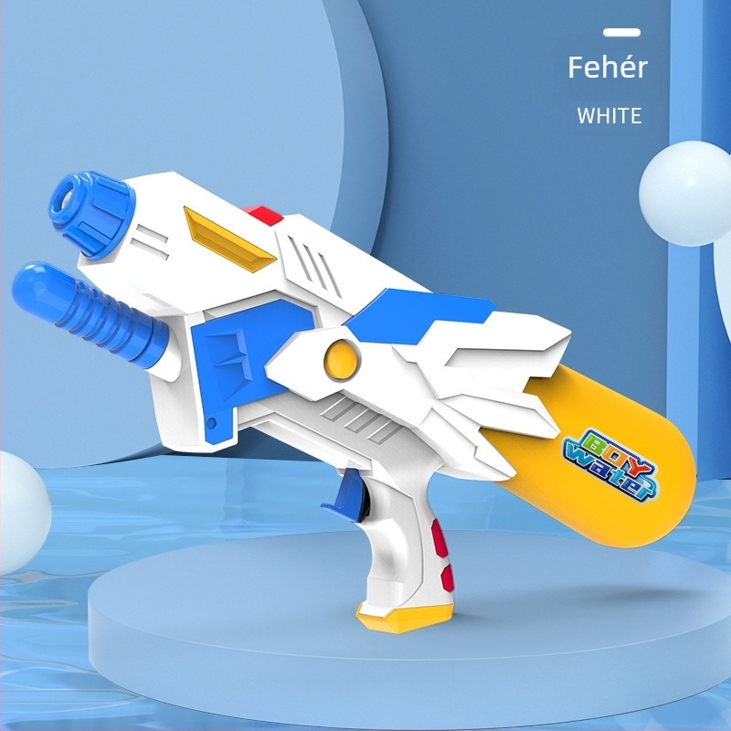 Vízpisztoly hátizsákkal, nagy kapacitású, műanyagból, interaktív játék 4–6 éveseknek