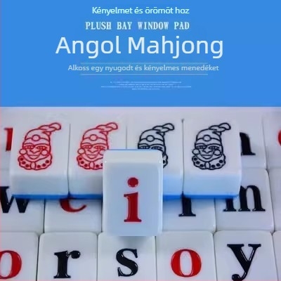 Mini Mahjong lapkák angol betűkkel és szavakkal, Pinyin kiadás gyerekek gondolkodásának fejlesztésére