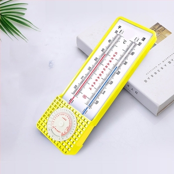 Beltéri termos-higrométer otthoni használatra — Magas pontosság; Alkalmas üvegházi tenyésztéshez és gyerekszobához; száraz-nedves pszichrométer